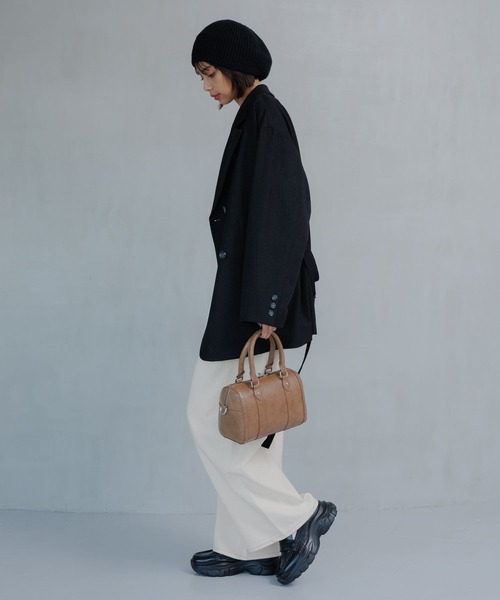 PAGEBOY（ページボーイ）の「クラシックストレート【3color/4size】（スラックス・レディース・オフホワイト/ブルー/ブラック・X-SMALL/SMALL/MEDIUM/LARGE）」の20枚目の写真