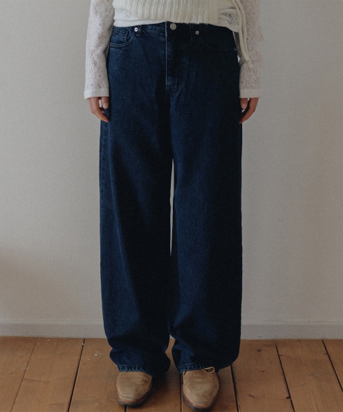 ANDNEEDS(アンドニーズ)の「Heritage wide denim (blue)(デニムパンツ・レディース・その他・SMALL/MEDIUM)」の2枚目の写真