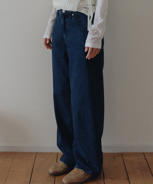 ANDNEEDS(アンドニーズ)の「Heritage wide denim (blue)(デニムパンツ・レディース・その他・SMALL/MEDIUM)」の3枚目の写真