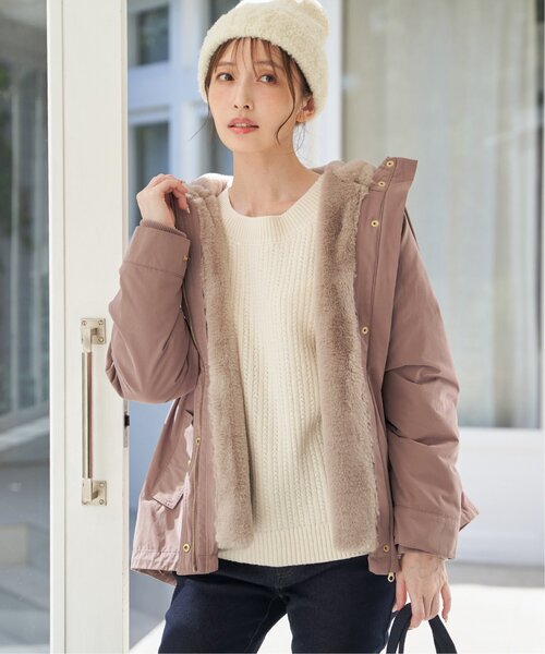 ikka(イッカ)の「肩ボタン変形リブニットプルオーバー(ニット/セーター・レディース・オフホワイト/ブラウン系その他/レッド/ネイビー・M/L/S)」の9枚目の写真