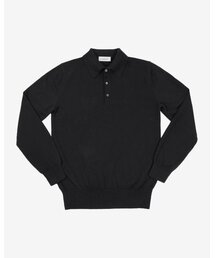 14gg Polo Collar Knit (Black)