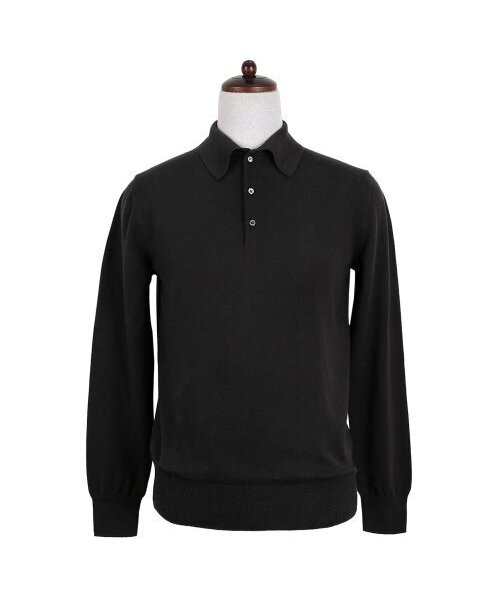 sortie(ソルティ)の「14gg Polo Collar Knit (Black)(ニット/セーター・メンズ・その他・MEDIUM/LARGE/X-LARGE)」の4枚目の写真