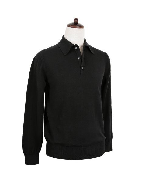 sortie(ソルティ)の「14gg Polo Collar Knit (Black)(ニット/セーター・メンズ・その他・MEDIUM/LARGE/X-LARGE)」の5枚目の写真