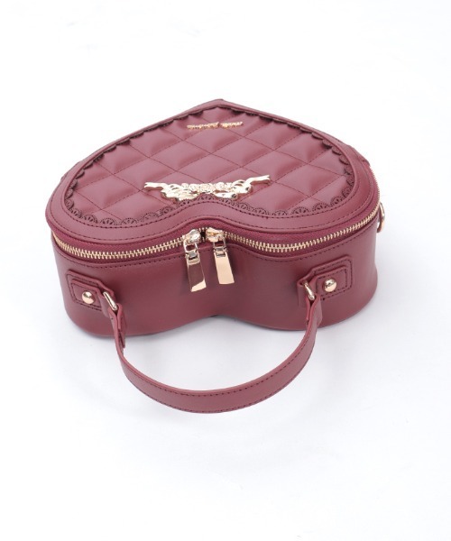 axes femme（アクシーズファム）の「ハートモチーフポシェット（ショルダーバッグ・レディース・ブラック/ワイン・FREE）」の18枚目の写真