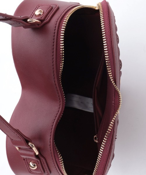 axes femme（アクシーズファム）の「ハートモチーフポシェット（ショルダーバッグ・レディース・ブラック/ワイン・FREE）」の20枚目の写真