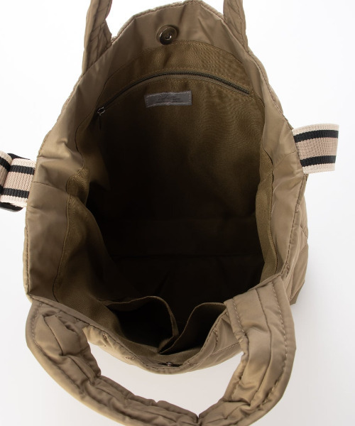 cache cache(カシュ カシュ)の「カシュカシュ cachechche / テープショルダーキルトトート(トートバッグ・レディース・ブラウン/グレー・FREE)」の11枚目の写真