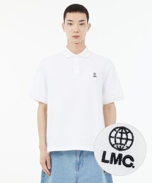 LMC( )��GLOBE PK POLO SHIRT white(�|���V���c)