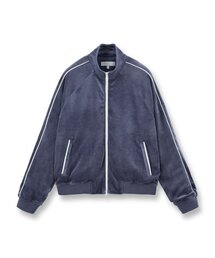 BROWNYARD（ブラウンヤード）の「ベルベットトラックジャケット、ヴィンテージネイビー（ナイロンジャケット）」