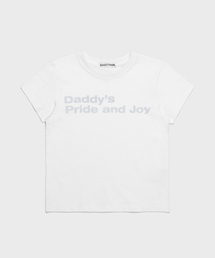 SP ダディーズ クロップ 半袖Tシャツ ホワイト