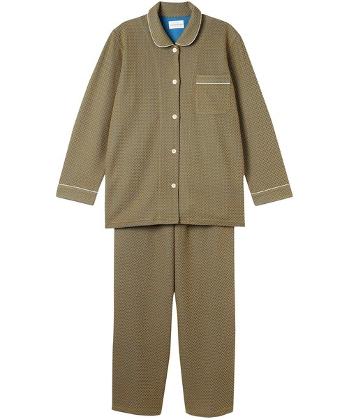 【送料無料】 ウンナナクール 綿混 丸襟ぽこぽこ New Year パジャマ ルームウェア 上下セット 長袖 レディース une nana cool 綿混】丸襟ぽこぽこNew Yearパジャマ（ルームウェア/パジャマ）｜une