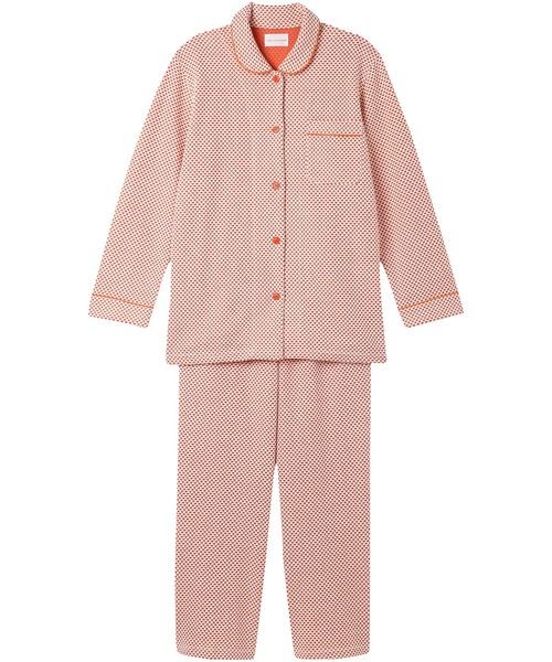 綿混】丸襟ぽこぽこNew Yearパジャマ（ルームウェア/パジャマ）｜une