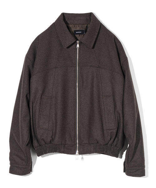 MASSNOUN(マスノウン)の「ウェスタンウールブルゾン MFFJK001-BR(デニムジャケット・レディース・その他・MEDIUM/LARGE)」の1枚目の写真