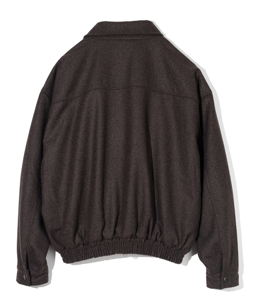 MASSNOUN(マスノウン)の「ウェスタンウールブルゾン MFFJK001-BR(デニムジャケット・レディース・その他・MEDIUM/LARGE)」の2枚目の写真