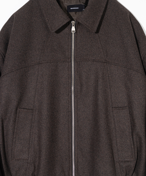MASSNOUN(マスノウン)の「ウェスタンウールブルゾン MFFJK001-BR(デニムジャケット・レディース・その他・MEDIUM/LARGE)」の4枚目の写真
