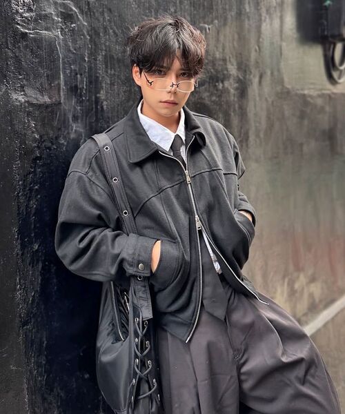 MASSNOUN(マスノウン)の「ウェスタンウールブルゾン MFFJK001-BR(デニムジャケット・レディース・その他・MEDIUM/LARGE)」の21枚目の写真
