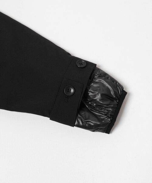 URBAN RESEARCH（アーバンリサーチ）の「『WEB限定』インナーダウン付スタンドカラーロングコート（その他アウター・レディース・ブラック/カーキ・FREE）」の12枚目の写真