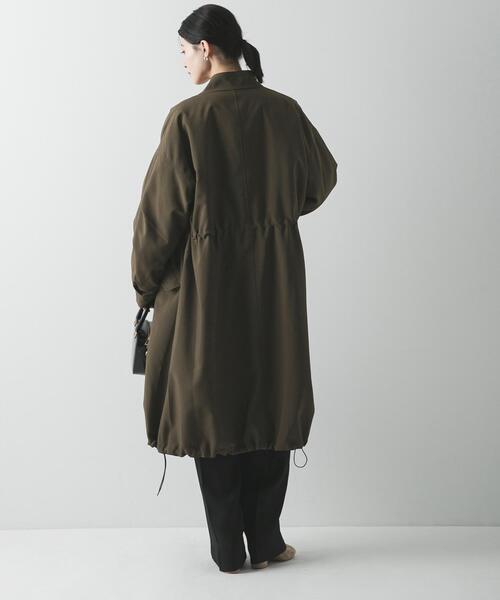 WEB限定』インナーダウン付スタンドカラーロングコート（その他