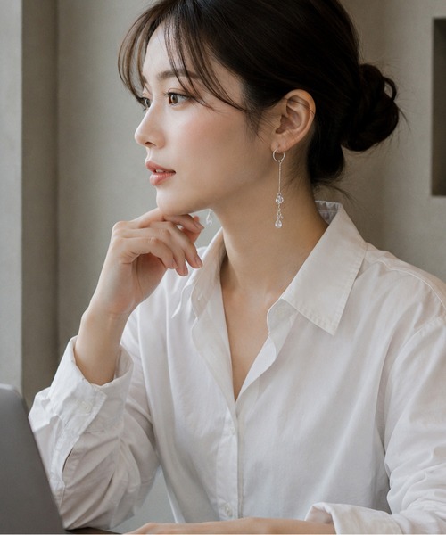 NOLITA LABORATORY(ノリータラボラトリー)の「【 NOLITA / ノリータ 】ロングチェーン フープイヤリング JOY-SOU(イヤリング・レディース・シルバー/ゴールド・FREE)」の10枚目の写真