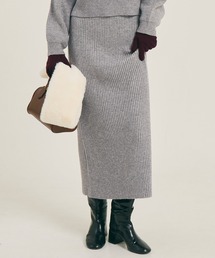 coca(coca) | ラメニットIラインスカート(スカート)