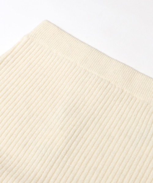 coca(coca)(コカ)の「ラメニットIラインスカート(スカート・レディース・アイボリー/グレー・M/S/L)」の16枚目の写真