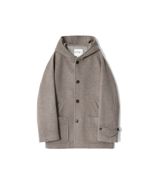 HORLISUN(ホーリーサン)の「Longgrove Wool Hood Half Coat Melange Beige(チェスターコート・メンズ・その他・MEDIUM/LARGE/SMALL)」の13枚目の写真