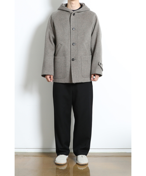 HORLISUN(ホーリーサン)の「Longgrove Wool Hood Half Coat Melange Beige(チェスターコート・メンズ・その他・MEDIUM/LARGE/SMALL)」の9枚目の写真