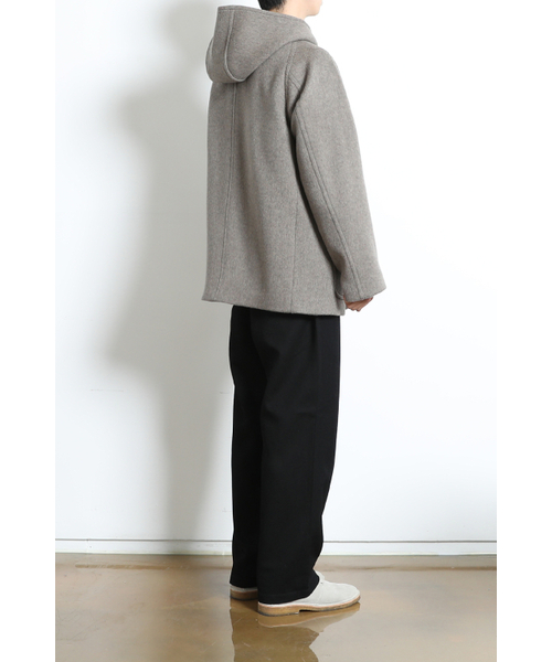 HORLISUN(ホーリーサン)の「Longgrove Wool Hood Half Coat Melange Beige(チェスターコート・メンズ・その他・MEDIUM/LARGE/SMALL)」の12枚目の写真