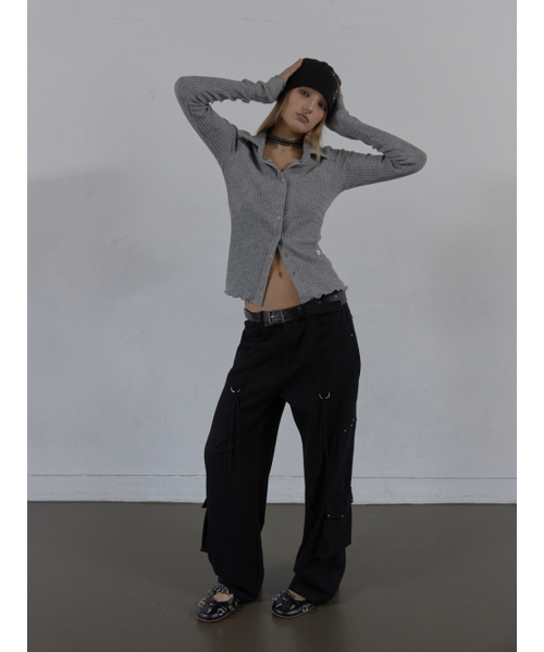 SETUP-EXE（セットアップイーエックスイー）の「WESTERN STUDDED SLACKS / BLACK（スラックス・レディース・その他・SMALL/MEDIUM）」の7枚目の写真