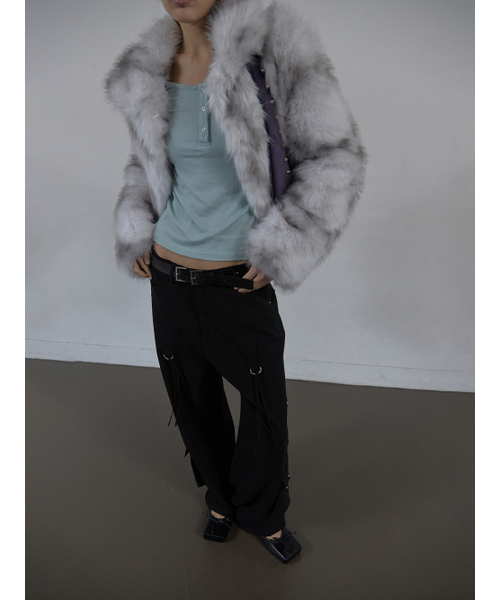 SETUP-EXE（セットアップイーエックスイー）の「WESTERN STUDDED SLACKS / BLACK（スラックス・レディース・その他・SMALL/MEDIUM）」の9枚目の写真