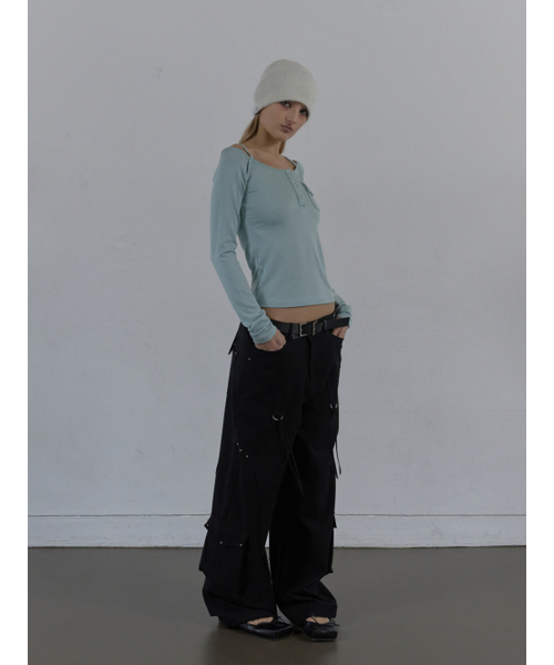 SETUP-EXE（セットアップイーエックスイー）の「WESTERN STUDDED SLACKS / BLACK（スラックス・レディース・その他・SMALL/MEDIUM）」の11枚目の写真