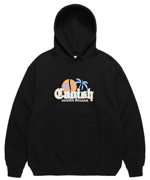 Cavish(カビシ)の「SUNSET BEACH HOODIE BLACK (CV2CSUM402A)(パーカー・レディース・ブラック・MEDIUM/SMALL)」の1枚目の写真