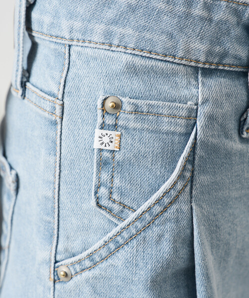 SOMETHING × FREAK'S STORE/サムシング 別注 TUCK CURVE WIDE DENIM