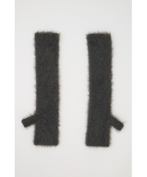 MOUSSY（マウジー）の「FLUFFY KNIT グローブ（手袋・レディース・ベージュ/グレー・FREE）」の5枚目の写真