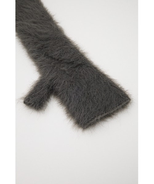 MOUSSY（マウジー）の「FLUFFY KNIT グローブ（手袋・レディース・ベージュ/グレー・FREE）」の7枚目の写真