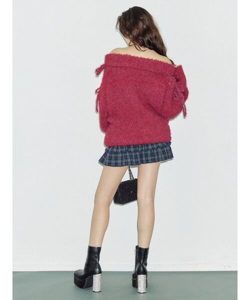 EVRIS（エヴリス）の「グリッターチャンキーヒールショートブーツ（ブーツ・レディース・シルバー/ブラック・MEDIUM/SMALL/LARGE）」の17枚目の写真