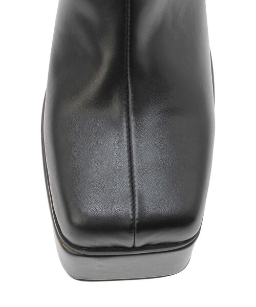 セール】グリッターチャンキーヒールショートブーツ（ブーツ）｜EVRIS