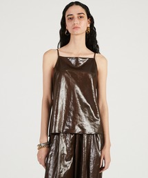 PRANK PROJECT | 【2026Spring Pre-Order】レザーサテンキャミ / Leather Satin Camisole(キャミソール)