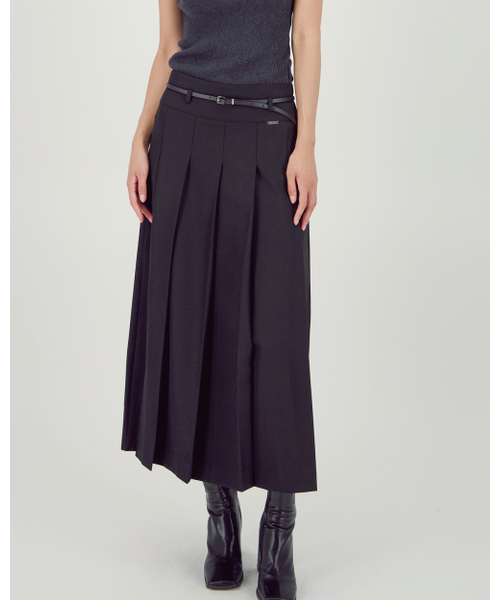 ACUD（アクド）の「Urban Pleats Skirt _Black（スカート・レディース・ブラック・SMALL/MEDIUM）」の2枚目の写真