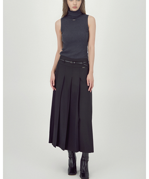 ACUD（アクド）の「Urban Pleats Skirt _Black（スカート・レディース・ブラック・SMALL/MEDIUM）」の5枚目の写真