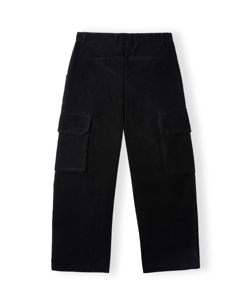 HOOVES（フーブス）の「コーデュロイツーピンタックカーゴパンツ[ブラック]（その他パンツ・メンズ・その他・MEDIUM/LARGE/X-LARGE）」の2枚目の写真