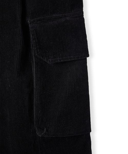 HOOVES（フーブス）の「コーデュロイツーピンタックカーゴパンツ[ブラック]（その他パンツ・メンズ・その他・MEDIUM/LARGE/X-LARGE）」の4枚目の写真