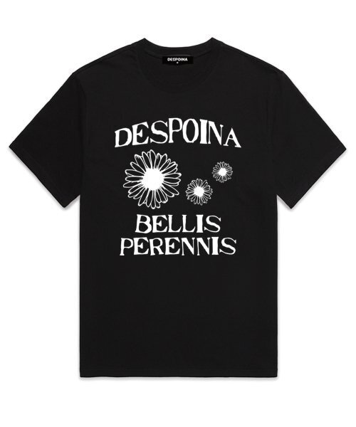 OUSE(オウズ)の「ベルリスペレニス オーバーサイズ 半袖Tシャツ (DS011) ブラック(Tシャツ/カットソー・レディース・その他・SMALL/MEDIUM/LARGE/X-LARGE/XX-LARGE)」の1枚目の写真