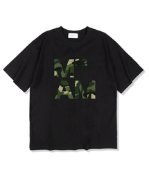 MAM12カモ 半袖Tシャツ ブラック
