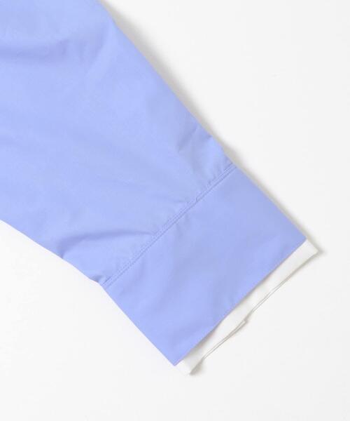 SENSE OF PLACE by URBAN RESEARCH（センスオブプレイスバイアーバンリサーチ）の「『イージーケア』レイヤードカフスルーズシャツ（シャツ/ブラウス・レディース・ブルー系その他/ライトブルー/ホワイト系その他・ONE）」の12枚目の写真