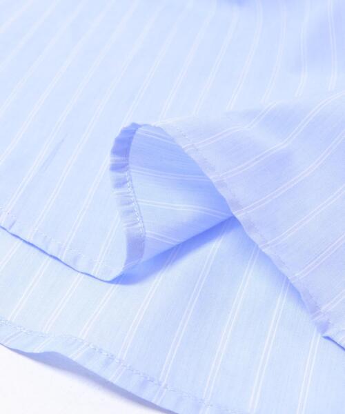 SENSE OF PLACE by URBAN RESEARCH（センスオブプレイスバイアーバンリサーチ）の「『イージーケア』レイヤードカフスルーズシャツ（シャツ/ブラウス・レディース・ライトブルー/ブルー系その他/ホワイト系その他・ONE）」の10枚目の写真