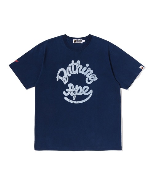 LOGO INDIGO TEE（Tシャツ/カットソー）｜A BATHING APE（アベイシング