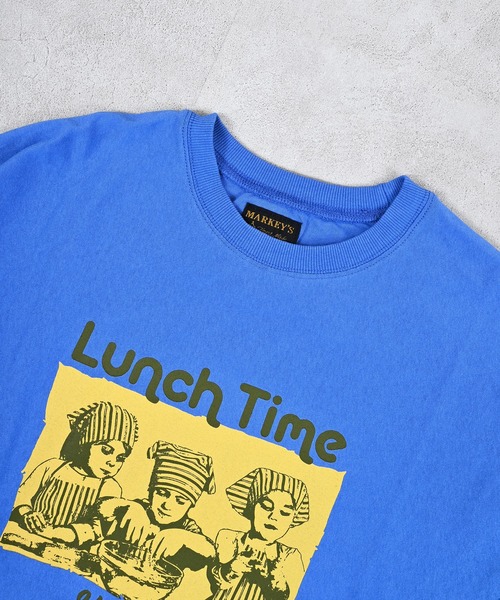 MARKEY'S(マーキーズ)の「ナガソデリブロンティー/おとな(Tシャツ/カットソー・レディース・杢グレー/ブルー/オフホワイト/テラコッタ・170cm)」の22枚目の写真