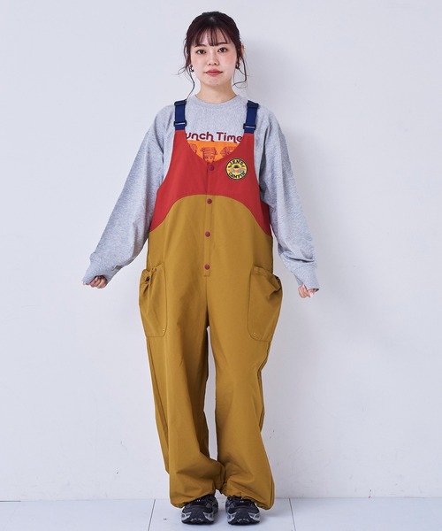 MARKEY'S(マーキーズ)の「ナガソデリブロンティー/おとな(Tシャツ/カットソー・レディース・杢グレー/ブルー/オフホワイト/テラコッタ・170cm)」の12枚目の写真