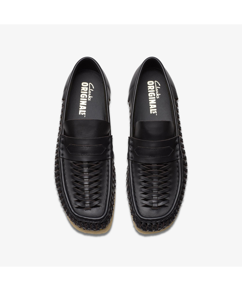 Clarks（クラークス）WB Penny Weave Black Leather（その他シューズ