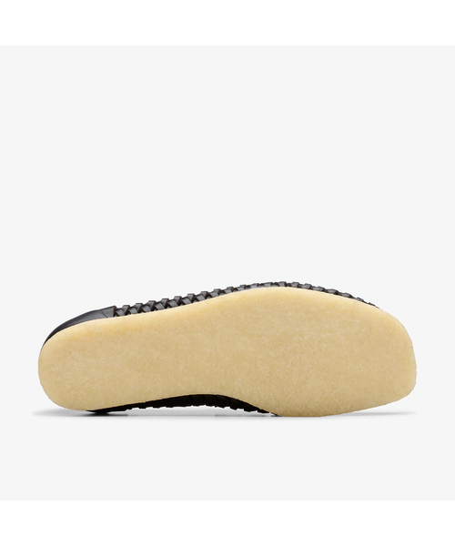 Clarks(クラークス)の「Clarks(クラークス)WB Penny Weave Black Leather(その他シューズ・メンズ・ブラック・65/70/75/80/85/90)」の4枚目の写真